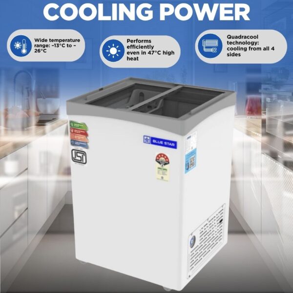 Blue Star 108 Litre Deep Freezer GT5-130NP 2